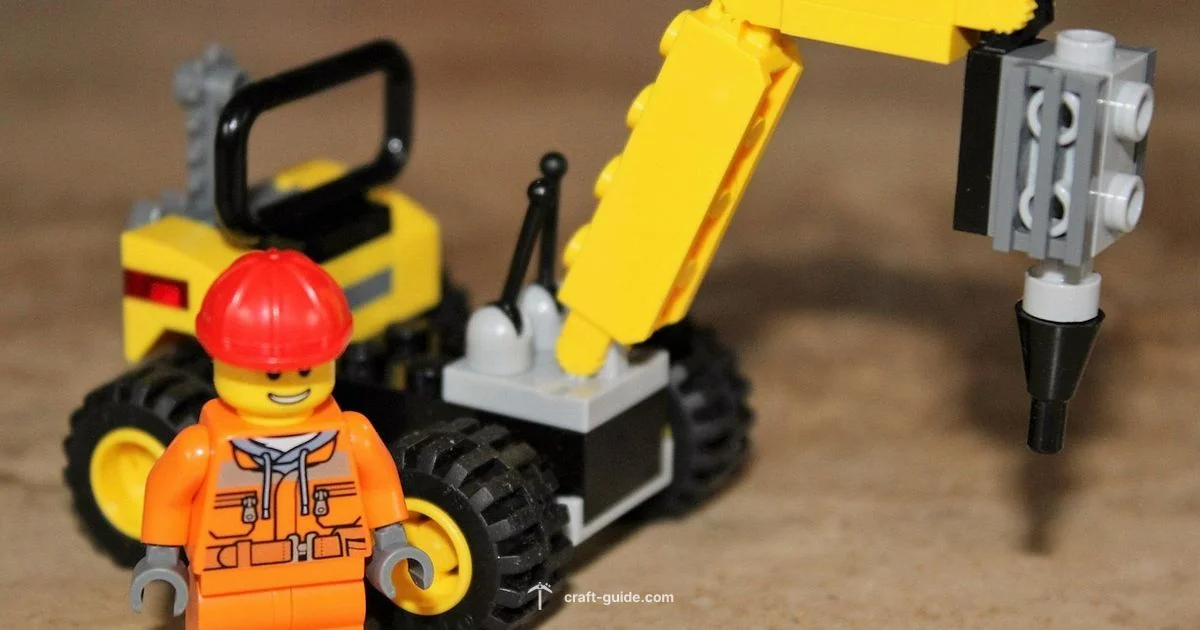 Lego Mountain Cave - Craft Guide