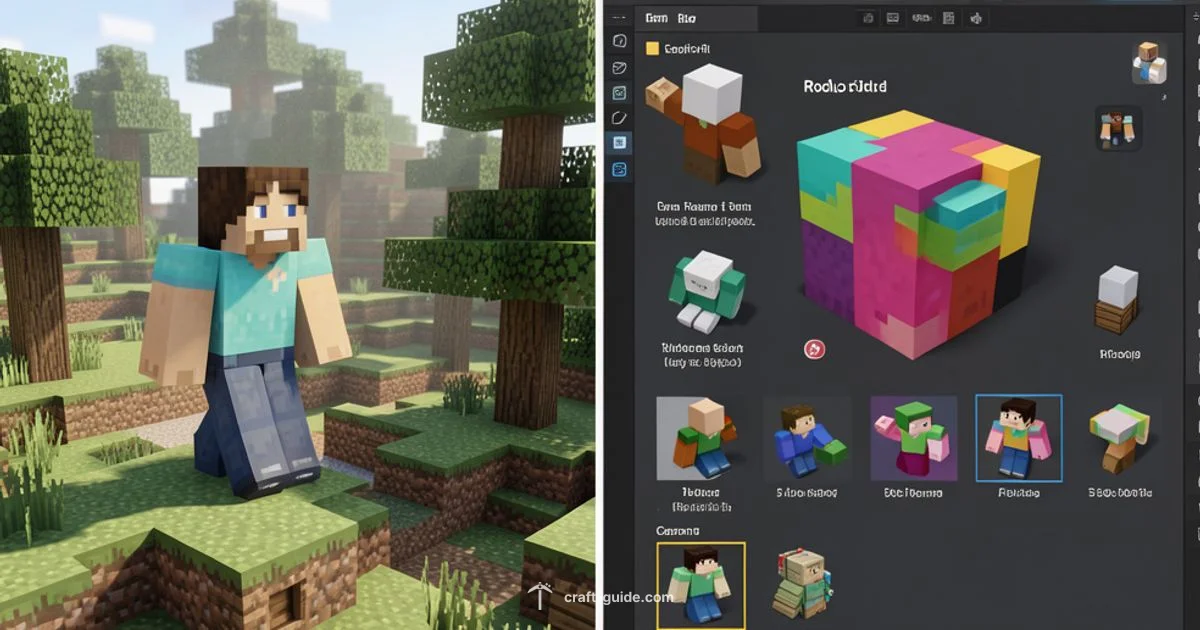 Minecraft vs Roblox Minecraft vs Roblox - Craft Guide