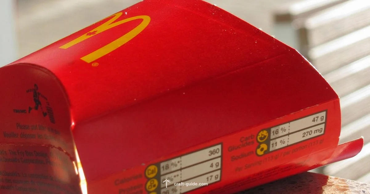 McDonalds Meal in Minecraft - Craft Guide