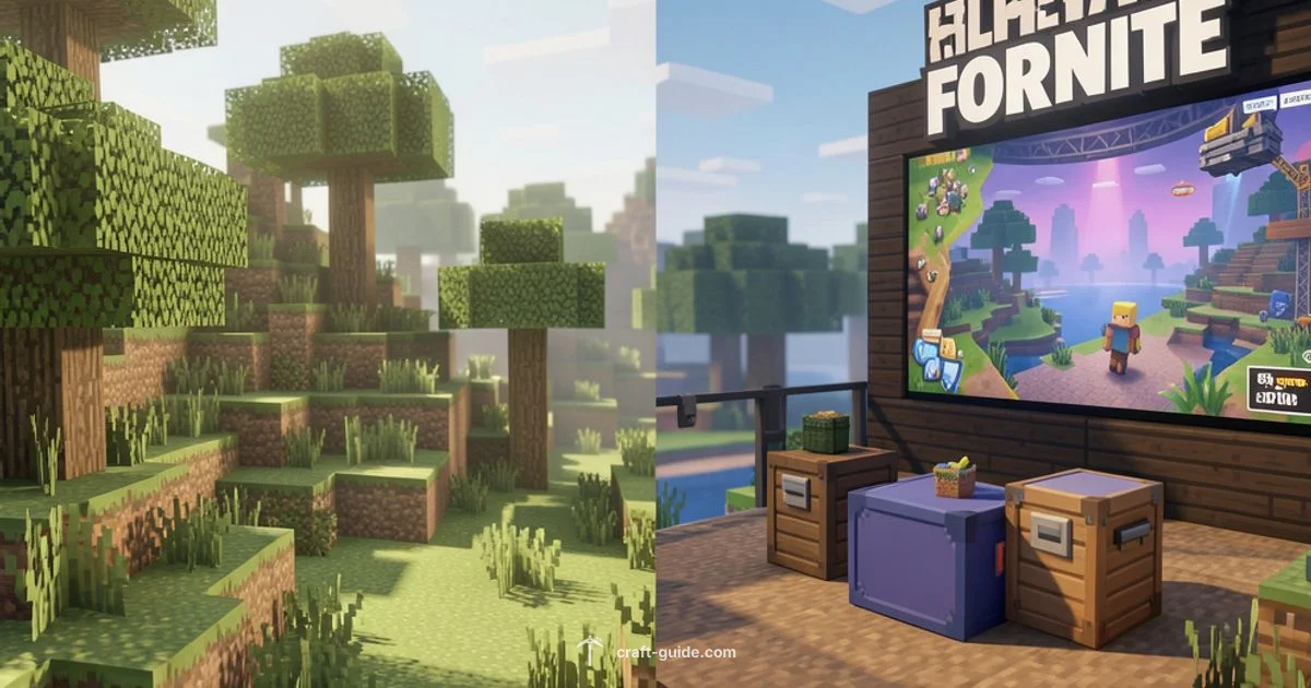 Minecraft vs Fortnite Minecraft vs Fortnite - Craft Guide
