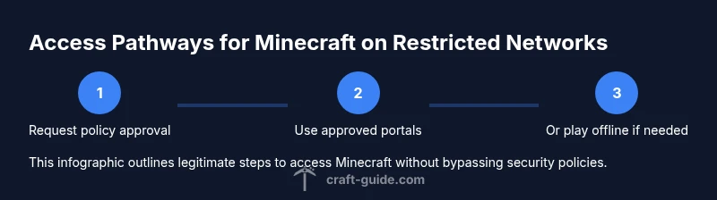 Process flow for legitimate Minecraft access on restricted networks