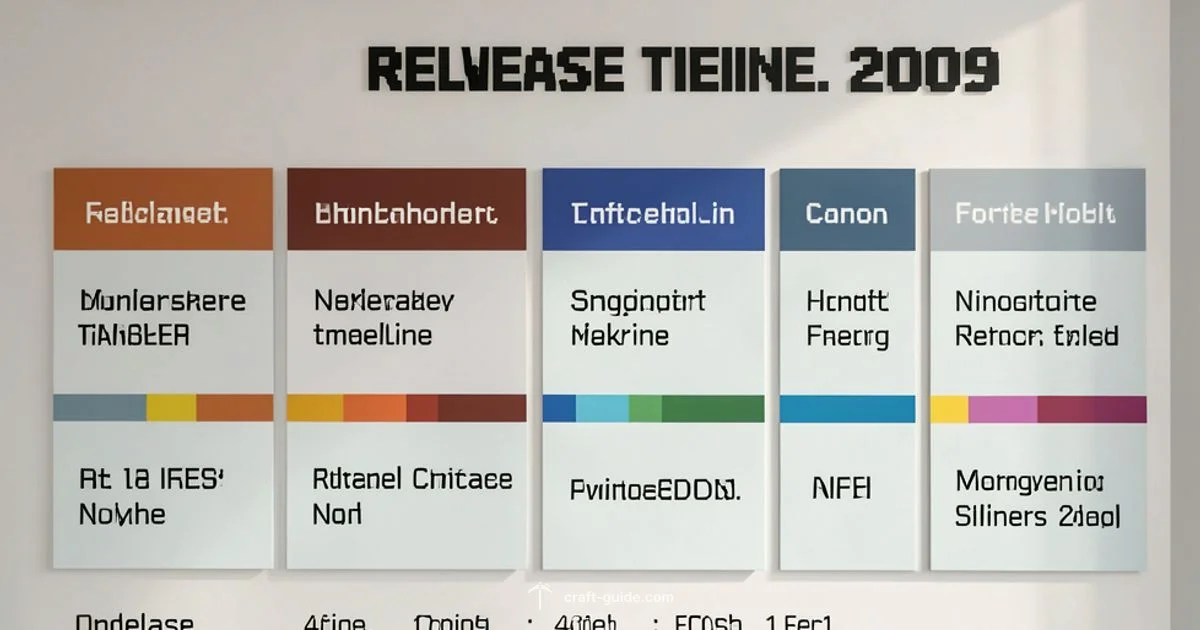 Minecraft Release Timeline - Craft Guide