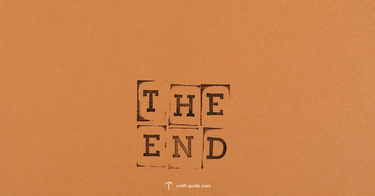 End Credits Essentials - Craft Guide