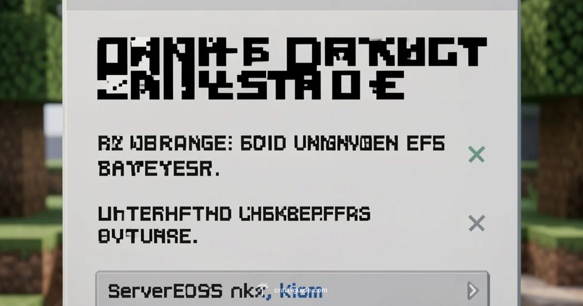 Server Status Snapshot - Craft Guide