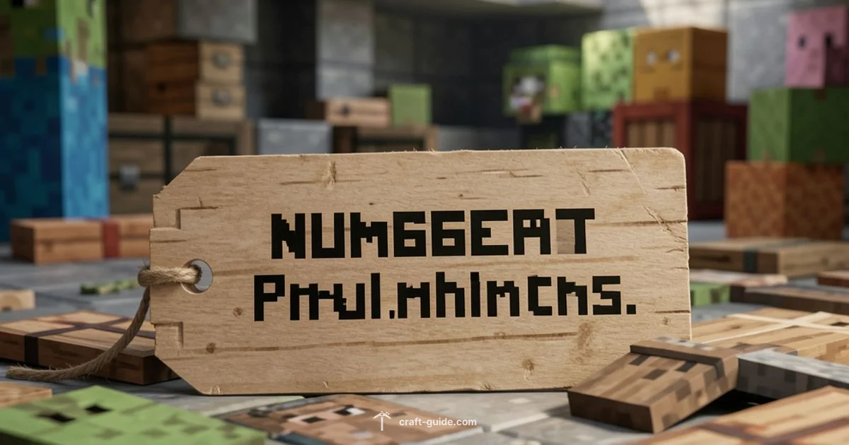 Name Tags Guide - Craft Guide