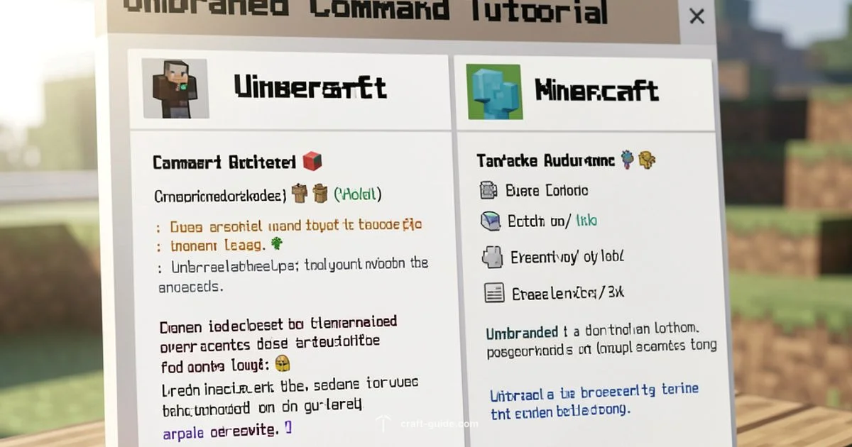 Master Minecraft Commands - Craft Guide
