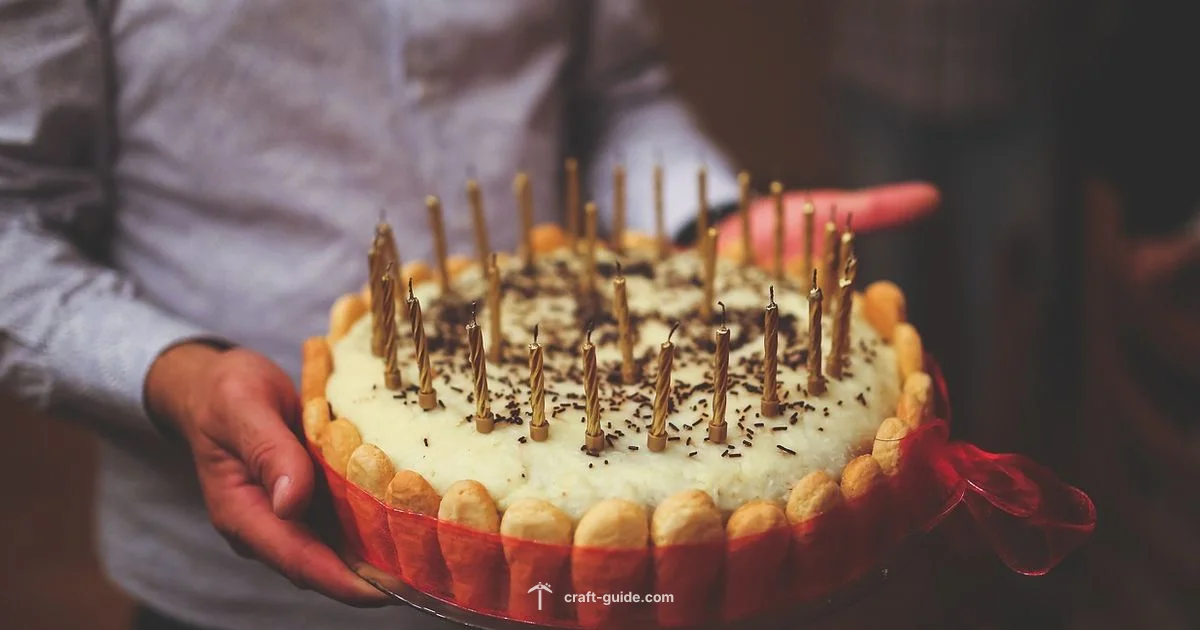 Birthday Cake Build - Craft Guide