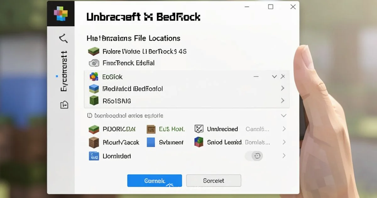 Bedrock File Locations - Craft Guide