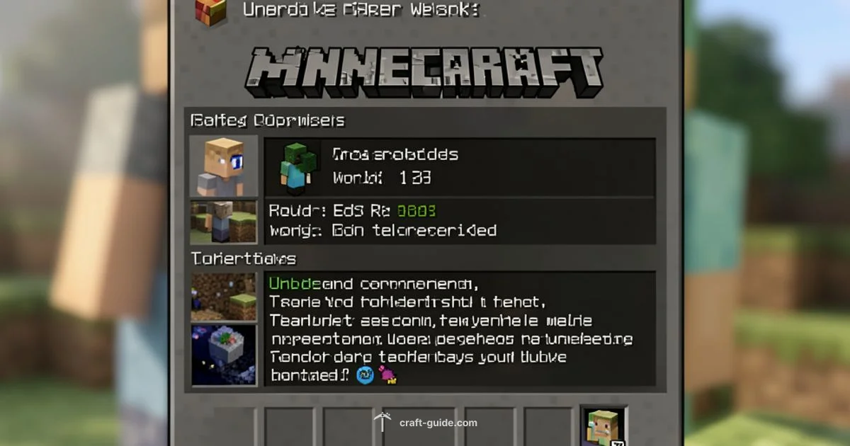 World Corruption Fix - Craft Guide