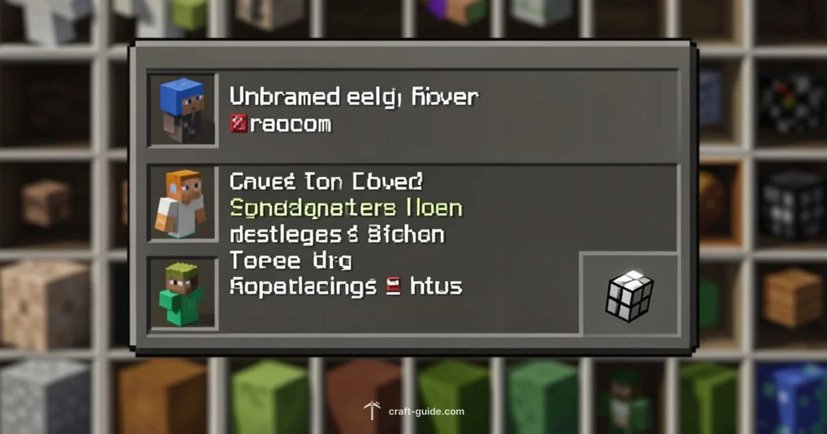 Minecraft Tooltip Guide - Craft Guide