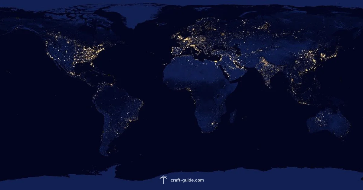 Worlds Maps Guide - Craft Guide