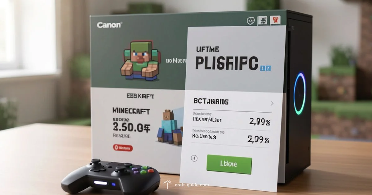 PC Minecraft Cost - Craft Guide