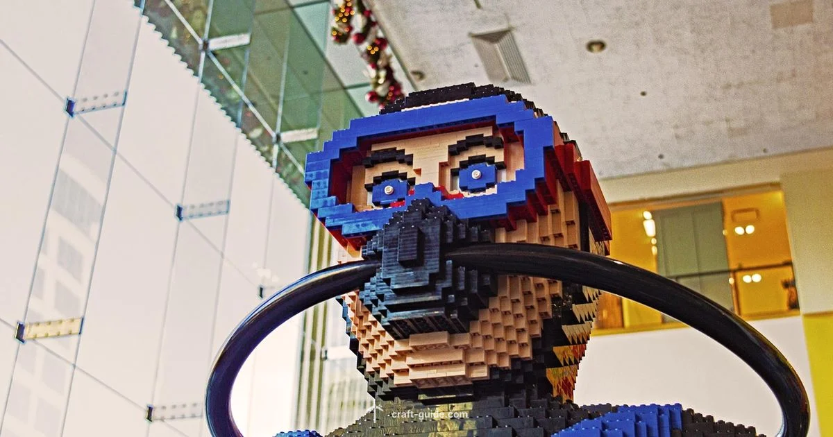 Lego Minecraft Creeper Build - Craft Guide